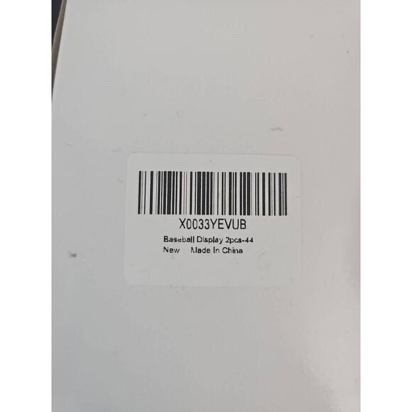 NWT Set Of 2 Baseball Acrylic Square Display Cases Clear - Picture 6 of 7